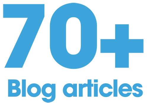 70+ blog articles
