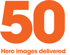 50 images delivered